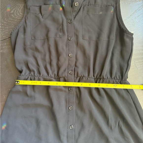 Stitch fix paper moon black sheer lined dress -Small - Picture 4 of 7